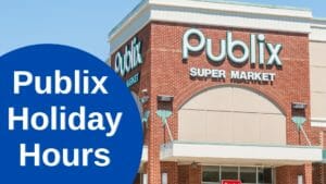 Publix Holiday Hours Open/Closed