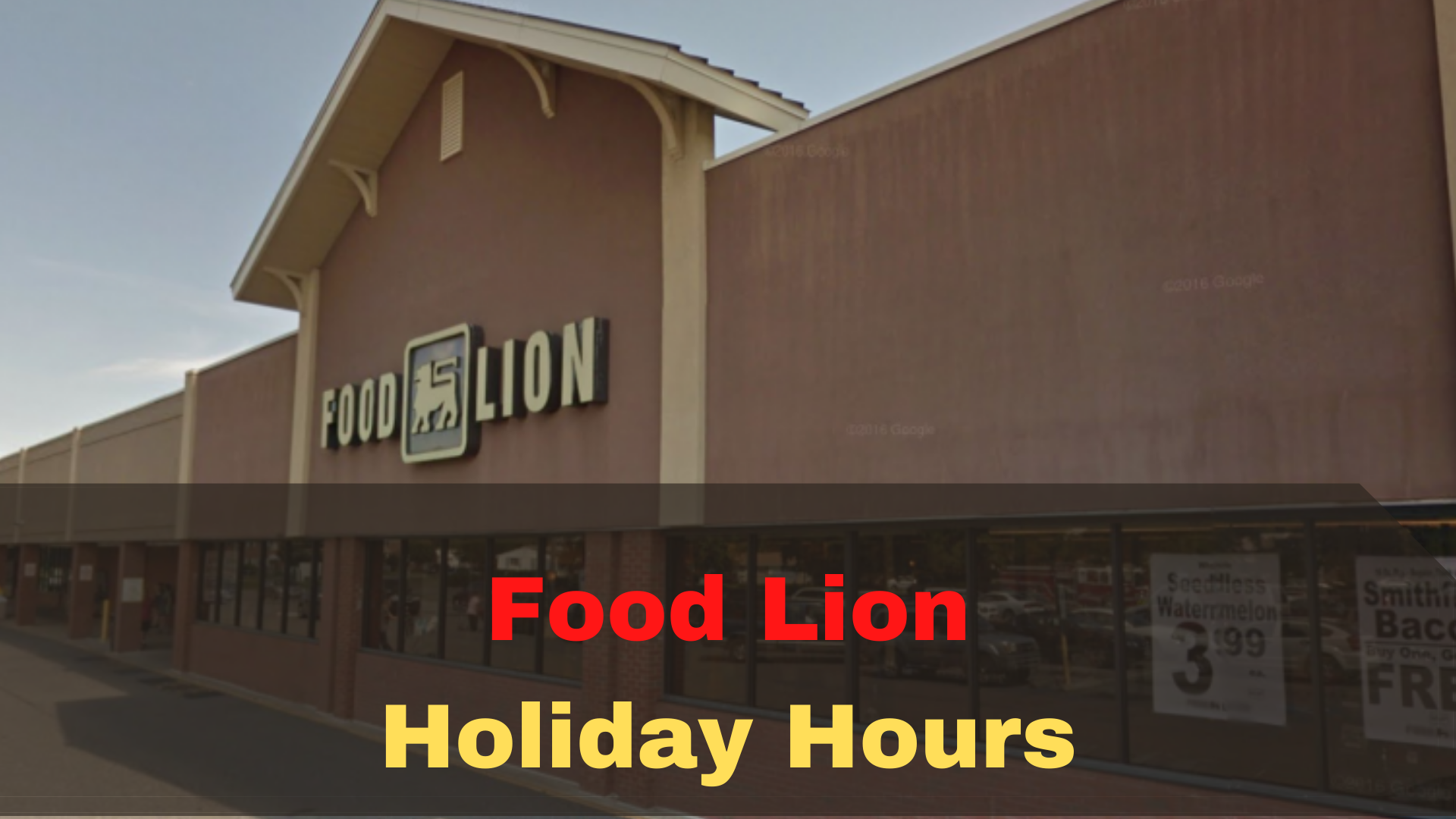 Food Lion Christmas Hours 2021