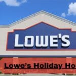Lowes Holiday Hours