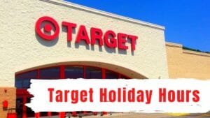 Target Holiday Hours
