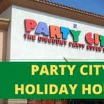 Party City Holiday Hours