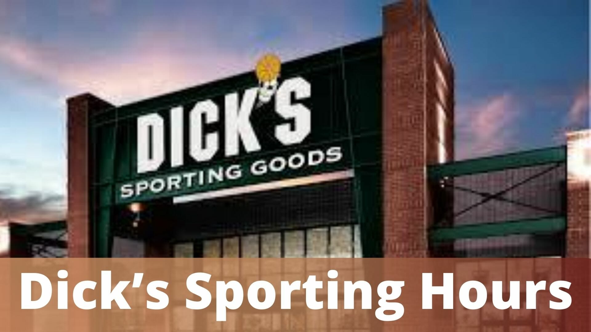 Dicks Sporting Holiday Hours Open/Closed Near Me Location in 2023