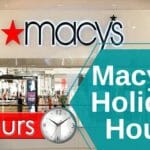 Macy's Holiday Hours