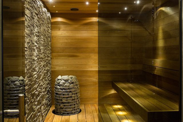 homе sauna indoor
