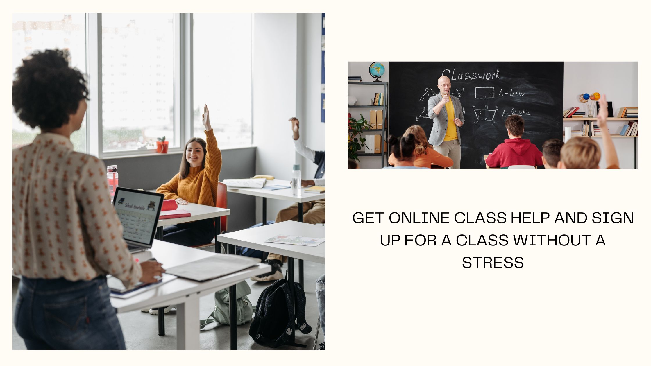 Get Online Class Help And Sign Up For A Class Without A Stress