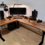 L shaped desk